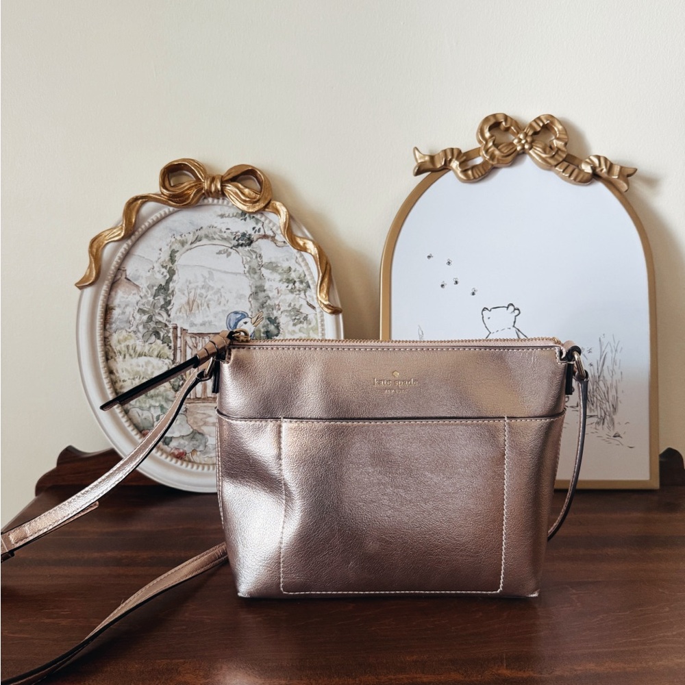 Kate Spade Rose Gold Crossbody Bag